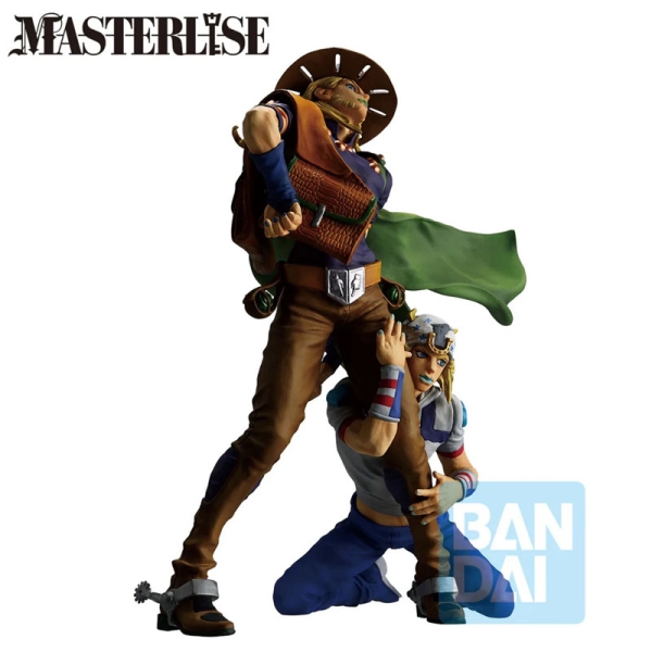 Figurină Ichibansho „Jojo's Bizarre: The Gathering of Stars” – Gyro Zeppeli și Johnny Joestar (25 cm)