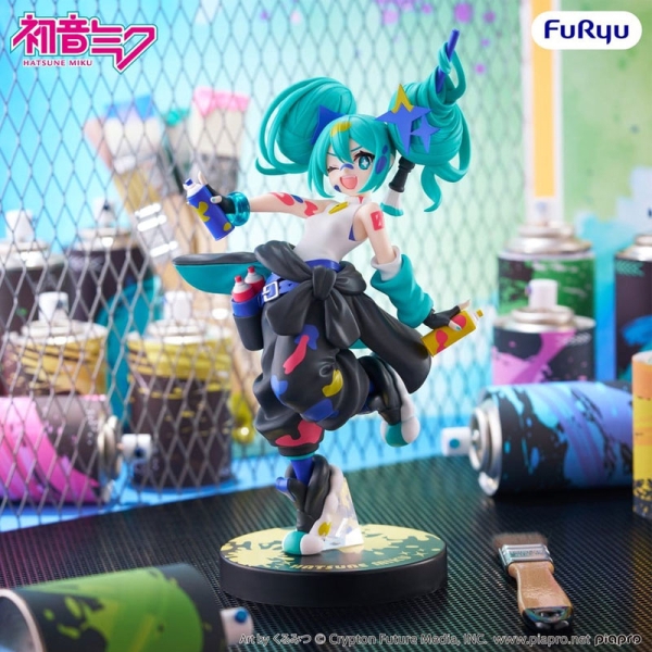 PRE-ORDER: Statuetă PVC Hatsune Miku Muchute (Versiunea „Paint Girl” – Altă culoare) – 23 cm