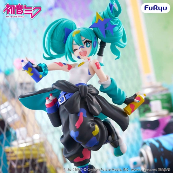 PRE-ORDER: Statuetă PVC Hatsune Miku Muchute (Versiunea „Paint Girl” – Altă culoare) – 23 cm
