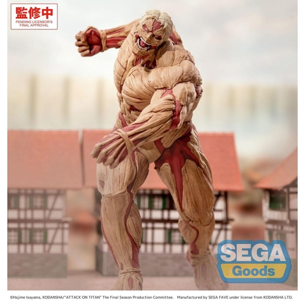 PRE-ORDER: Attack on Titan GigantiX PVC Figure - Reiner Braun Armored Titan Ver. 25 cm
