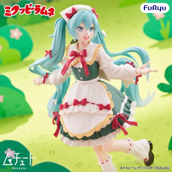 PRE-ORDER: Mikuppy Ramune Muchute PVC Figure - Mikuppy Ramune Ver. 18 cm