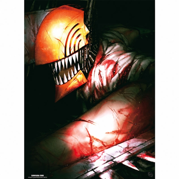 Omul cu drujba - Poster 52 x 38 - Omul cu drujba Denji