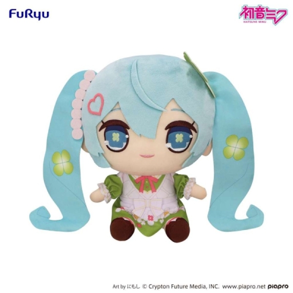 Vocaloid KYURUMARU Plush Toy - Hatsune Miku, Clover