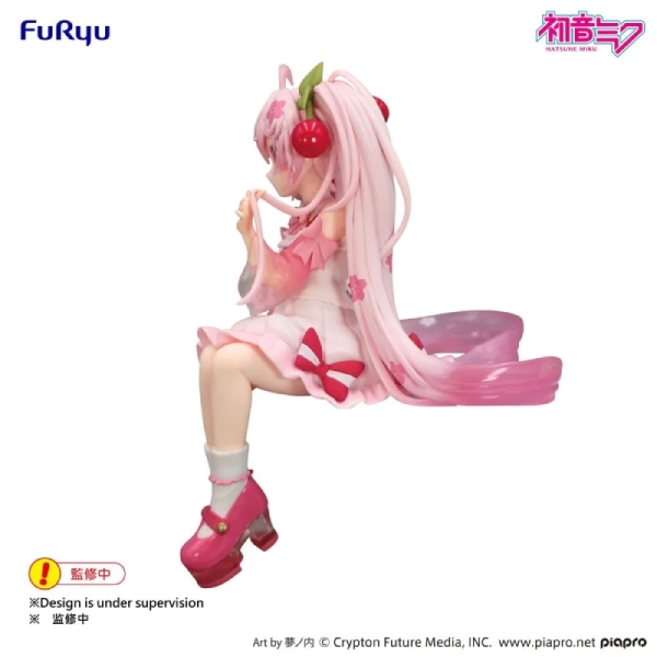 Vocaloid Noodle Stopper Figure - Sakura Miku 2025 Wink ver.