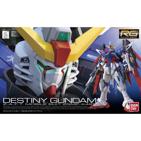 (RG) Kit de model Gundam – Destiny Gundam 1/144