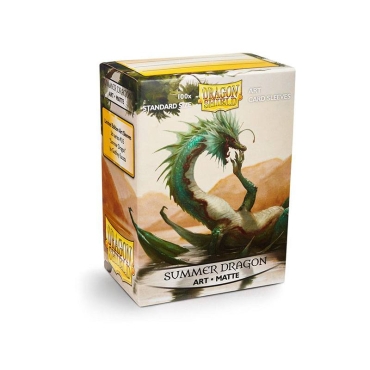 " Dragon Shield " Standard Card Sleeves 100pc - Art Summer Dragon