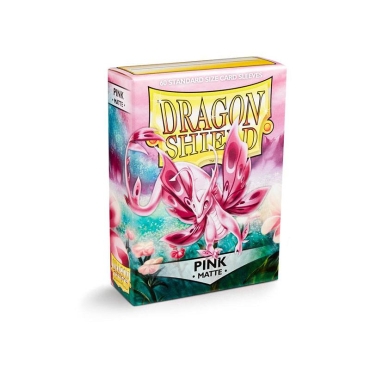 " Dragon Shield " Standard Card Sleeves 60pc - Matte pink
