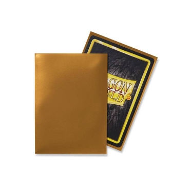 " Dragon Shield " Standard Card Sleeves 100pc - Gold