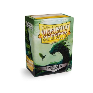 " Dragon Shield " Standard Card Sleeves 100pc - Emerald
