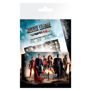 Justice League: Card Holder - Flash, Superman, Wonder Woman, Batman, Aqua Man, Cyborg