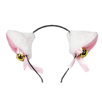 Cat Ear Headband Animal Cosplay - White