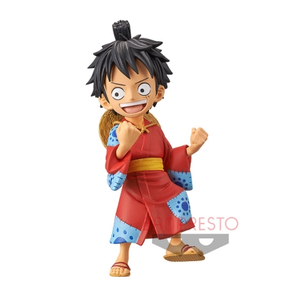 One Piece: Figurină mică de colecție - Chibi Monkey D. Luffy Wano kuni