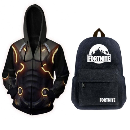 COMBO HOBBY: Rucsac Fortnite Scoala + Hanorac - Dark Voyager