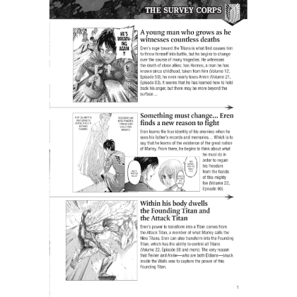 Manga: Attack on Titan Character Encyclopedia