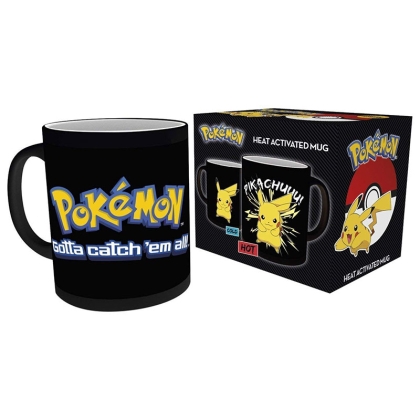 Pokemon Heat Change Mug - Pikachu Gotta Catch Them All