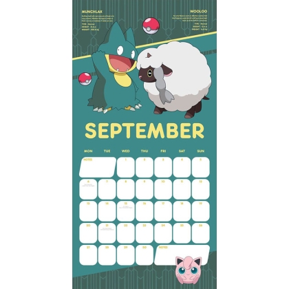 Pokemon: Calendarul Pokemon 2021