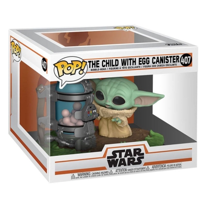Star Wars The Mandalorian POP! Deluxe Vinyl Figure The Child with Egg Canister 9 cm