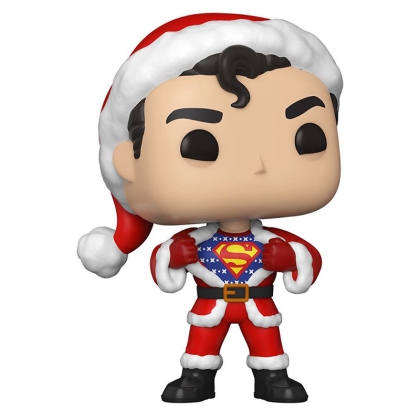 DC Comics POP! Heroes Vinyl Figure DC Holiday: Superman in Holiday Sweater 9 cm