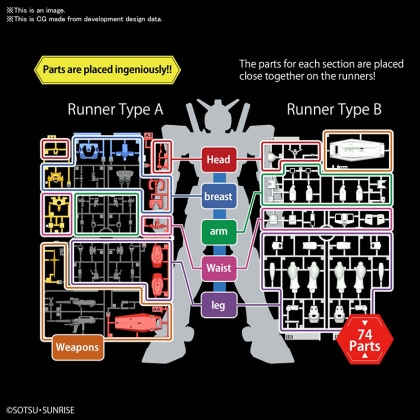 (EG) Gundam Model Kit - RX-78-2 1/144