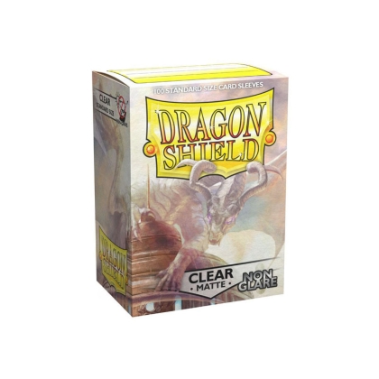 Dragon Shield Standard Card Sleeves 100pc - Matte Non-Glare Clear