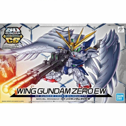 (SD) Gundam Model Kit Екшън Фигурка - Cross Silhouette Wing Gundam Zero Ew 1/144