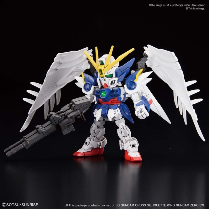 (SD) Gundam Model Kit - Cross Silhouette Wing Gundam Zero Ew 1/144