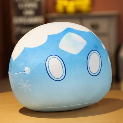 Genshin Impact Plush Pillow – Cryo Slime 