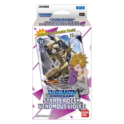 Digimon Card Game - Starter Deck Display Venomous Violet ST-6