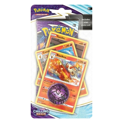 Poekmon TCG: Sword & Shield 6 Chilling Reign Premium Checklane Blister - Blaziken