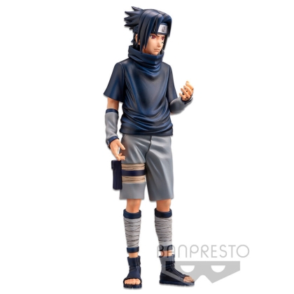 Naruto Shippuden Grandista nero PVC Statue Uchiha Sasuke #2 24 cm