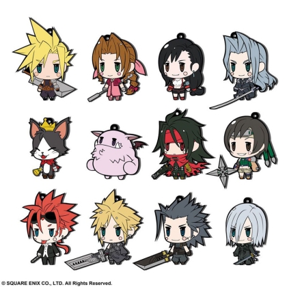 Final Fantasy Rubber Charms 7 cm Assortment FF VII Extended Edition