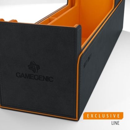 Gamegenic - Card's Lair 400+ Black/Orange (EXCLUSIVE LINE)