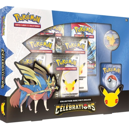 Pokemon Celebrations Deluxe Pin Box Collection - Zacian