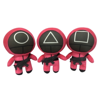 Squid Game assorted plush toy Guards