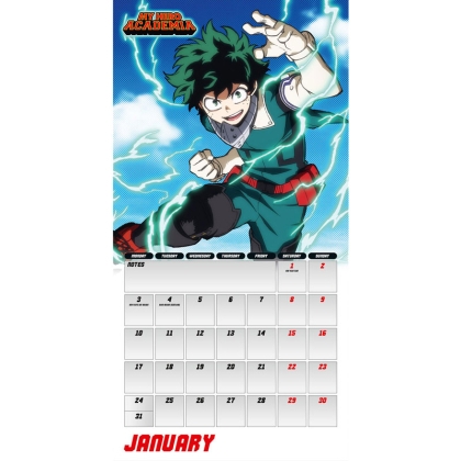 My Hero Academia Calendar 2022