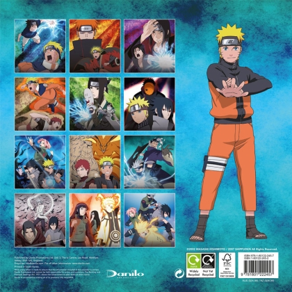 Naruto Shippuden Calendar 2022