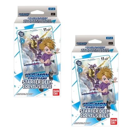 HOBBY COMBO: 2 х Digimon Card Game - Starter Deck Display Cocytus Blue ST-2