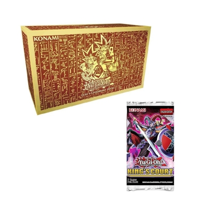 HOBBY COMBO: Yu-Gi-Oh! TCG - King of Games - Yugi's Legendary Decks Unlimited + 3 x Yu-Gi-Oh! TCG King's Court Booster