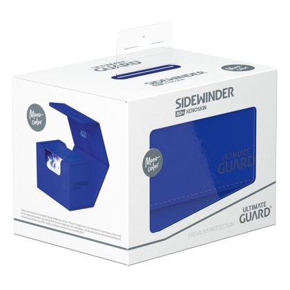 Ultimate Guard Sidewinder XenoSkin Кутия за Съхранение на 80+  карти - Синя