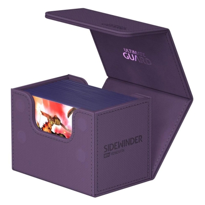 Ultimate Guard Sidewinder XenoSkin Кутия за Съхранение на 80+  карти - Лилава