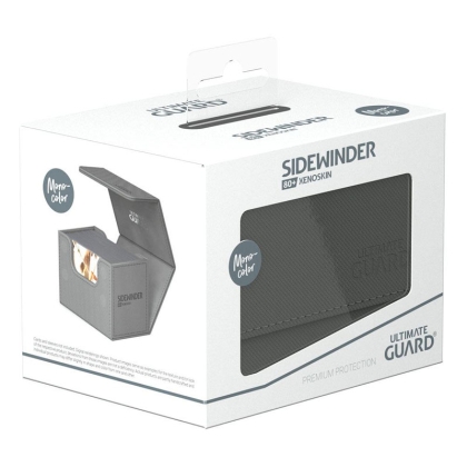 Ultimate Guard Sidewinder XenoSkin Кутия за Съхранение на 80+ карти - Сива