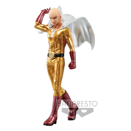 One Punch Man DXF PVC Statue Saitama Metalic Color 20 cm