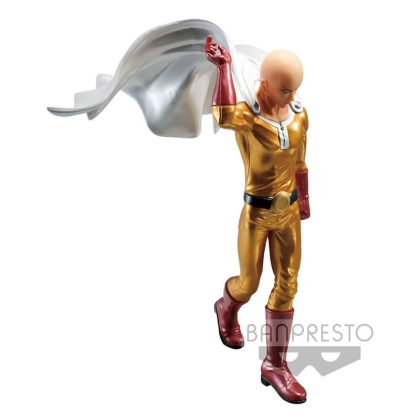 One Punch Man DXF PVC Statue Saitama Metalic Color 20 cm