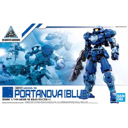 Gundam Model Kit 30 Minutes Missions - 30MM bEMX-15 PORTANOVA [BLUE] 1/144