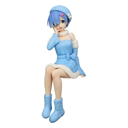 PRE-ORDER: Re:Zero Noodle Stopper PVC Statue - Rem Snow Princess 14 cm