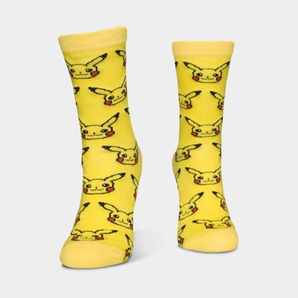 Pokémon - Crew Socks (3Pack) 39/42 - Pikachu, Eevee & Charmander