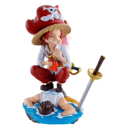 One Piece Log Box Trading Figure 8 cm Re: Birth Wanokuni Vol. 3 Assortment - Luffy, Zoro, Shanks & Oden