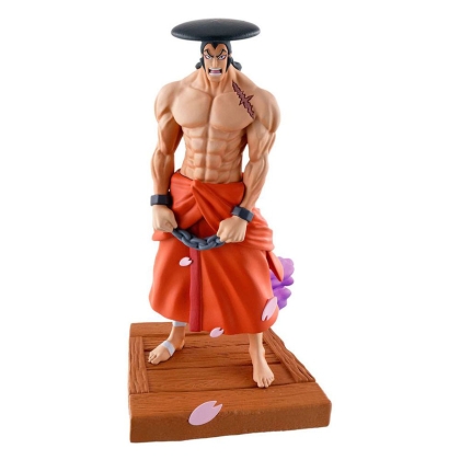 One Piece Log Box Trading Figure 8 cm Re: Birth Wanokuni Vol. 3 Assortment - Luffy, Zoro, Shanks & Oden
