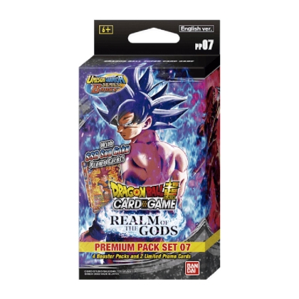 DRAGON BALL SUPER CARD GAME Unison Warrior Series Set 7 B16 Premium Pack - Realm Of Gods