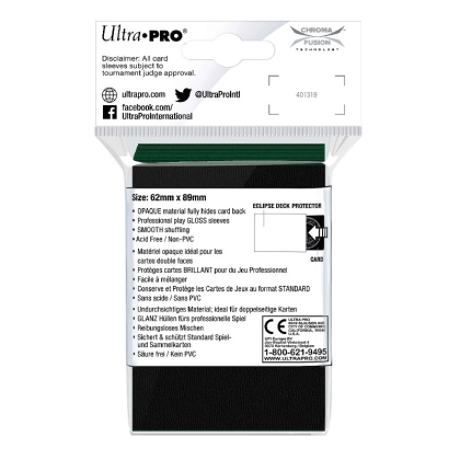 Ultra Pro ECLIPSE Gloss small Sleeves 60pc - Forest Green